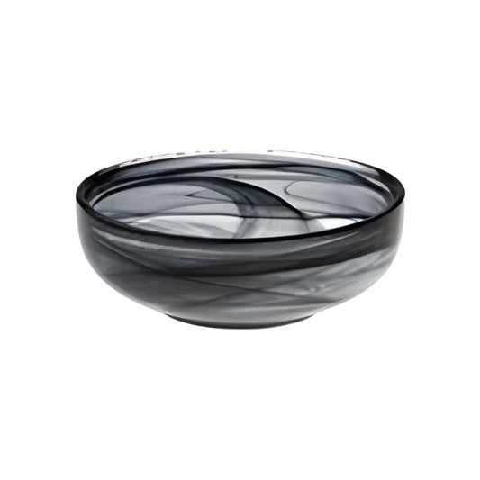 Cuenco Leona 15 x h: 6,5 cm Alabastro Negro